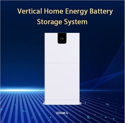 Verticaal energieopslagsysteem voor thuisgebruik